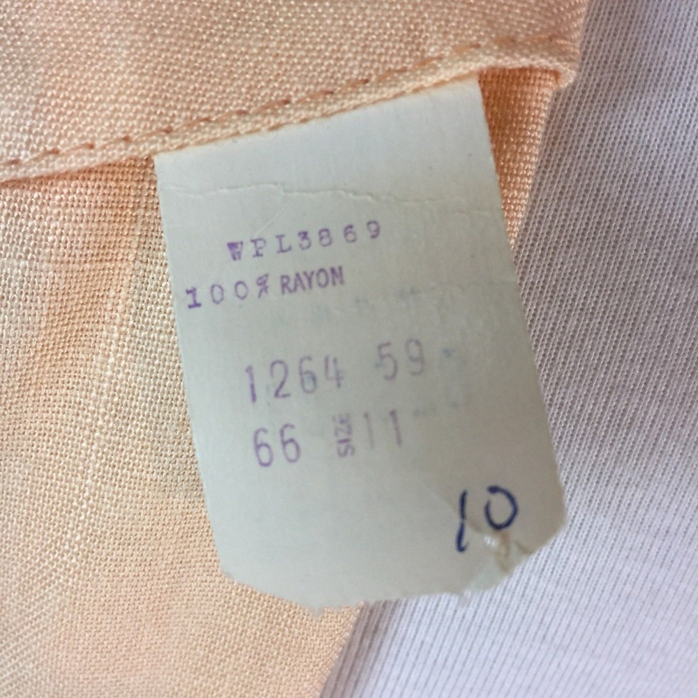 Vintage 60's Peter Pan Collar Sleeveless Dress - Picture 8 of 8
